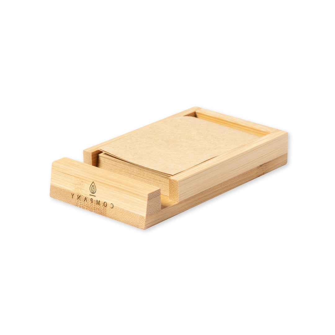 Heinda Bamboo Notepad Holder – Sustainable Office Accessory