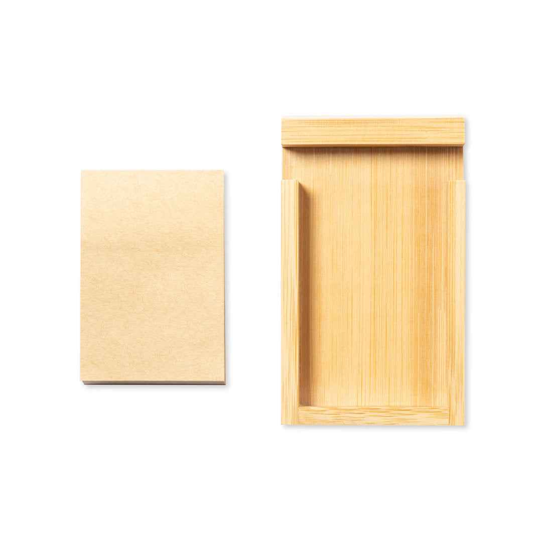 Heinda Bamboo Notepad Holder – Sustainable Office Accessory