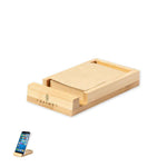Heinda Bamboo Notepad Holder – Sustainable Office Accessory