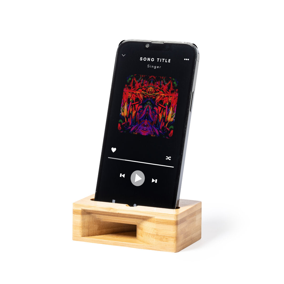 Suijin Bamboo Smartphone Holder – Natural Sound Amplifier