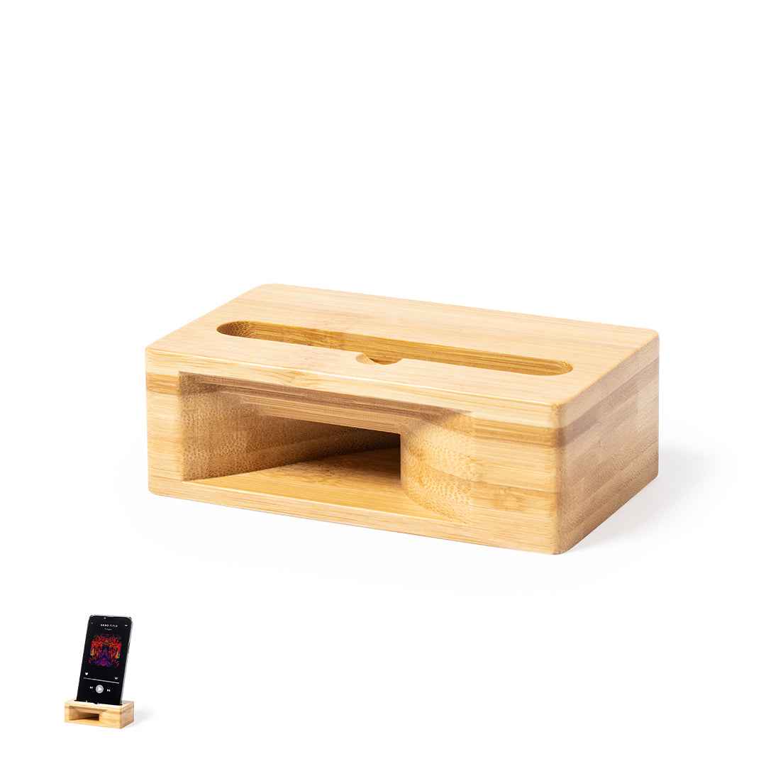 Suijin Bamboo Smartphone Holder – Natural Sound Amplifier