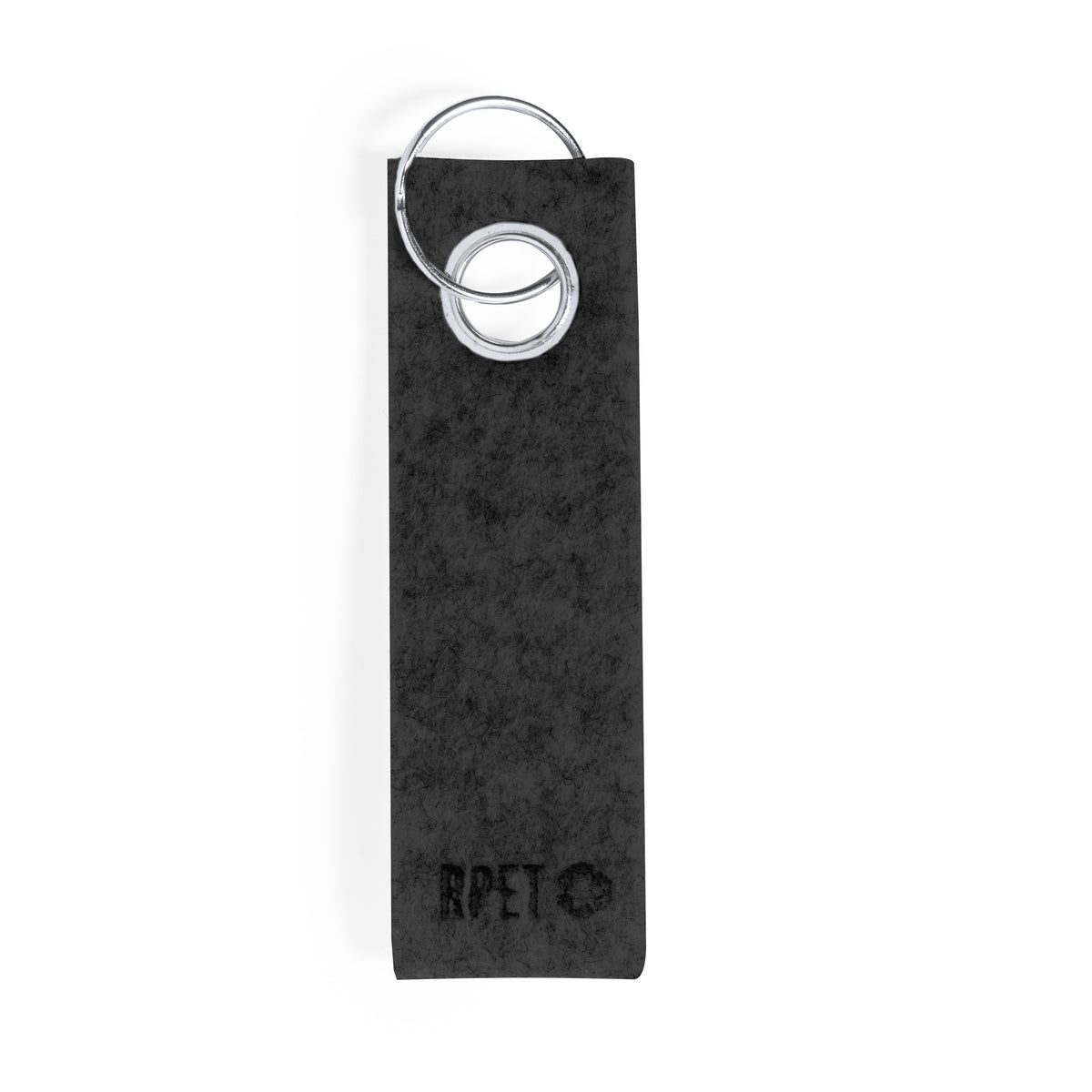 Triax Keyring – Eco-Friendly Felt RPET Keyring with Metal Eyelet