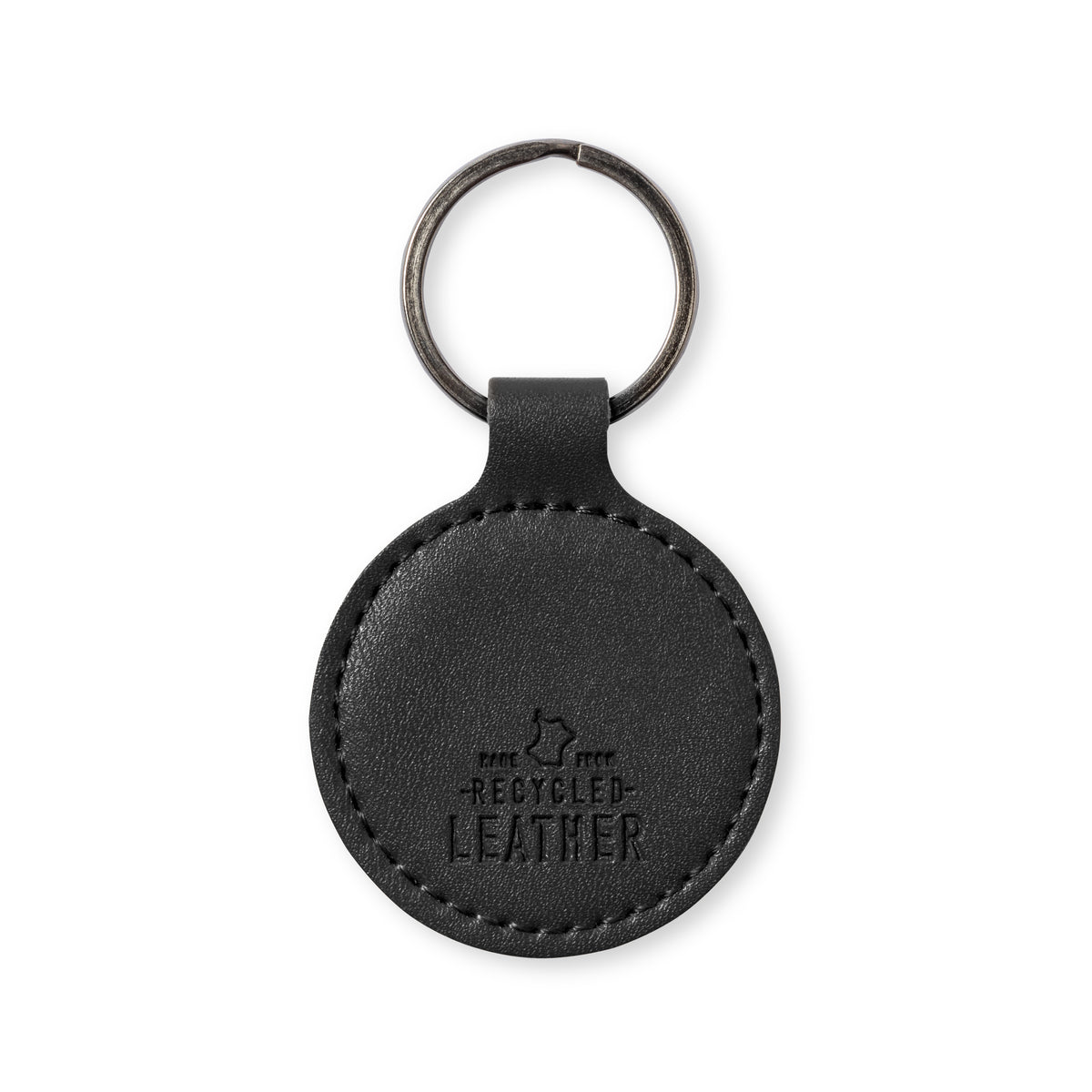 Dontex Recycled Leather Keyring – Sustainable Promotional Gift
