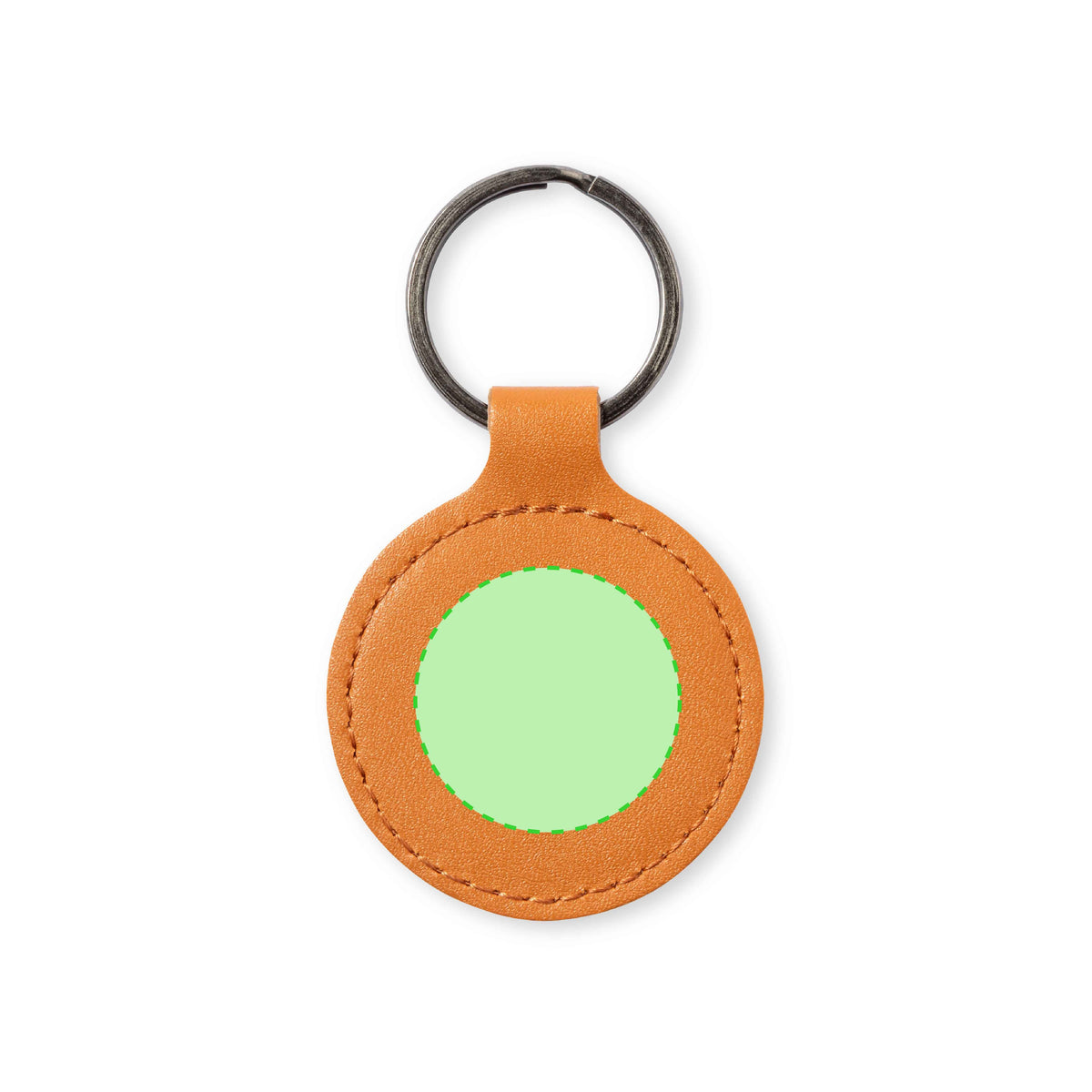 Dontex Recycled Leather Keyring – Sustainable Promotional Gift