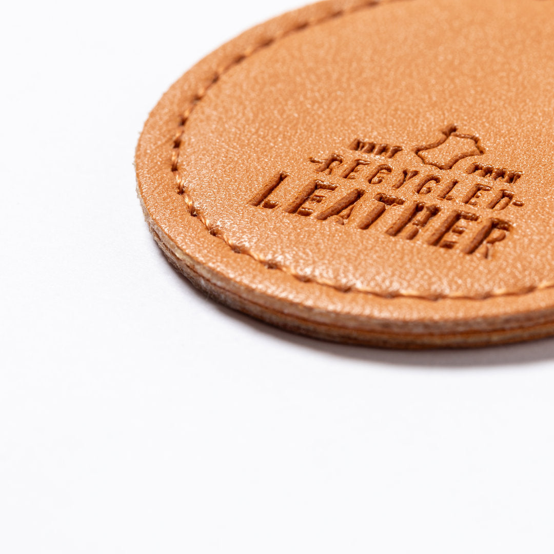 Dontex Recycled Leather Keyring – Sustainable Promotional Gift