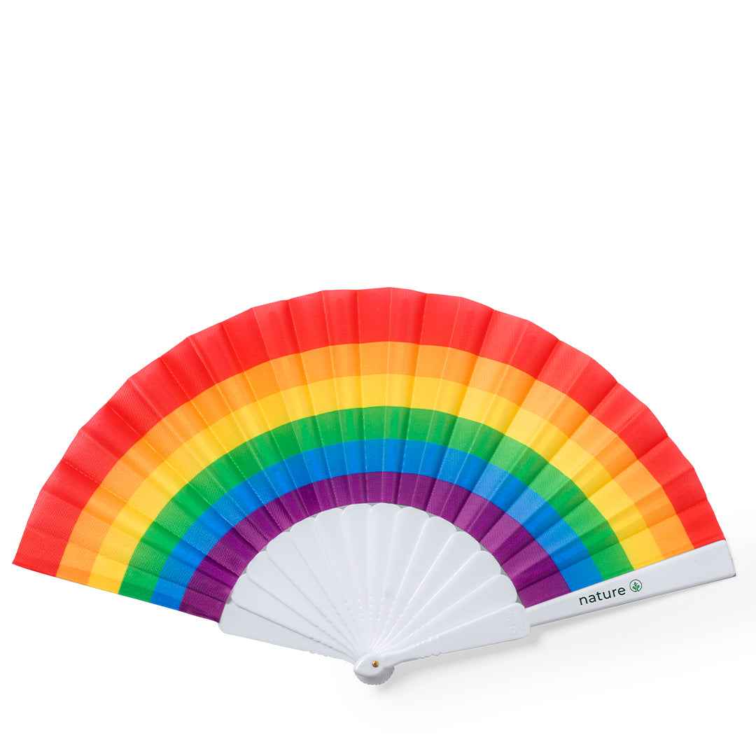 Rupaul Fan - Sustainable Rainbow Fan for Irish Businesses and Events