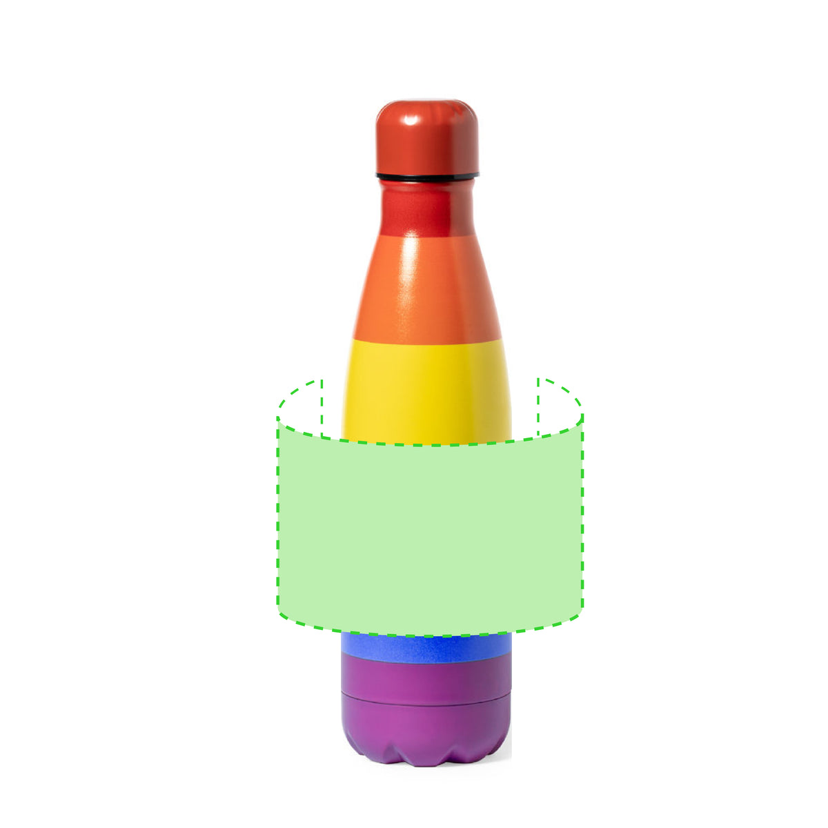 Jedet Rainbow Stainless Steel Bottle - Durable 790 ml Promotional Bottle
