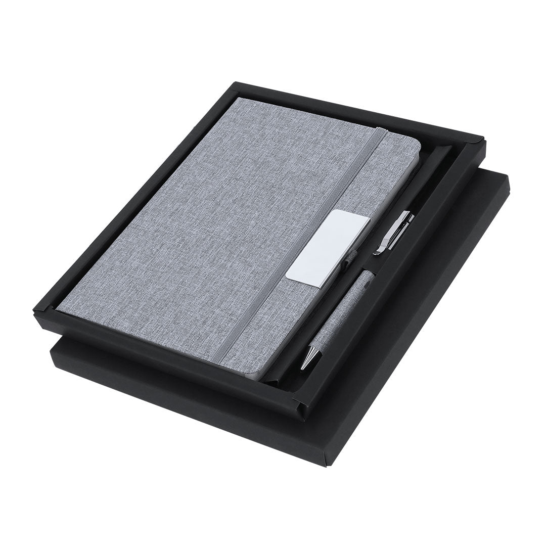 Wendam RPET Notepad and Ball Pen Set – Sustainable Office Essentials