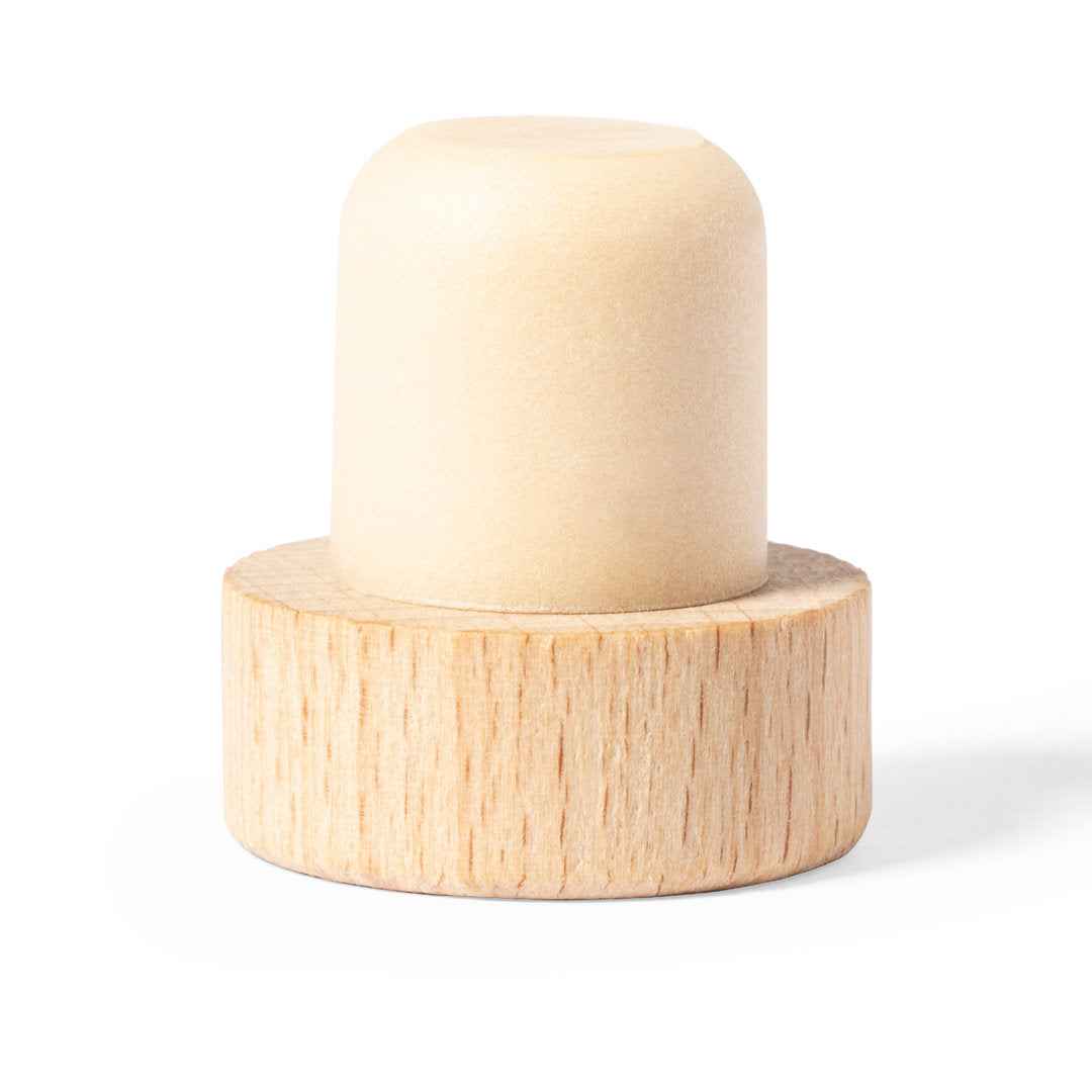 Filden Reusable Bottle Lid – Natural Wood Top with Airtight Base