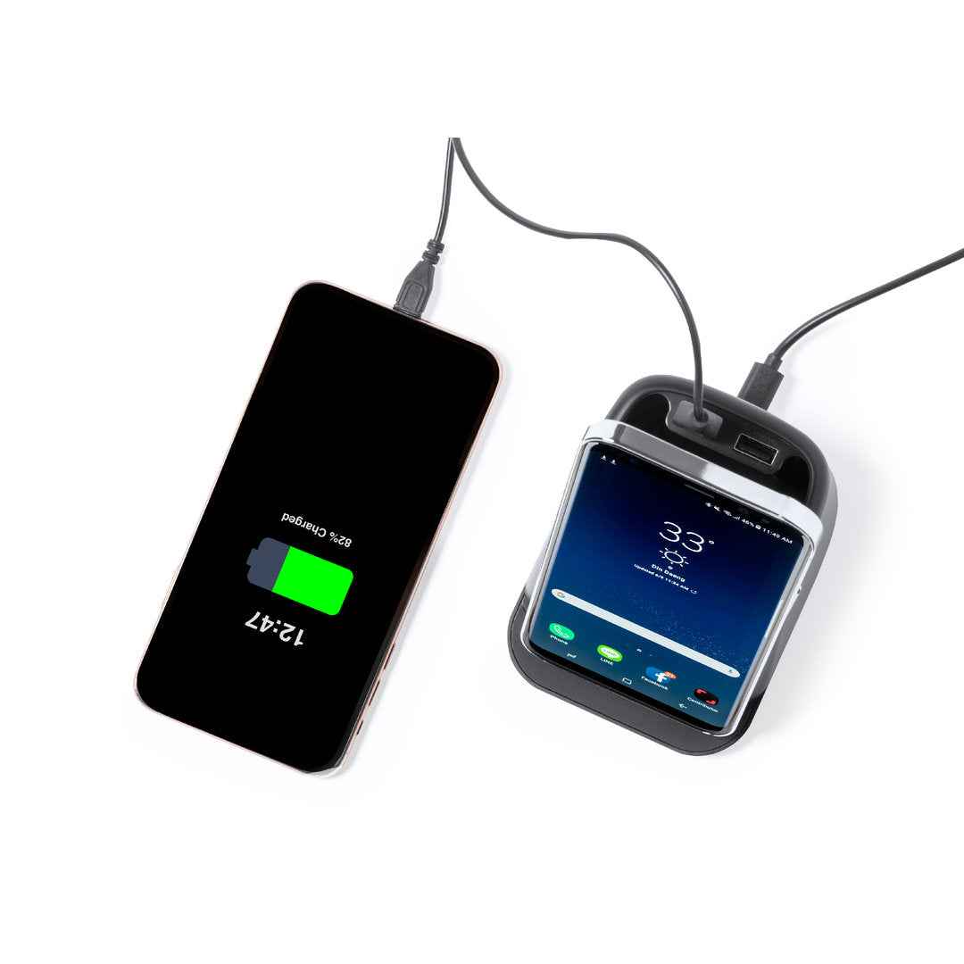 Eddar Multifunctional Pen Holder with Wireless Charger and Light