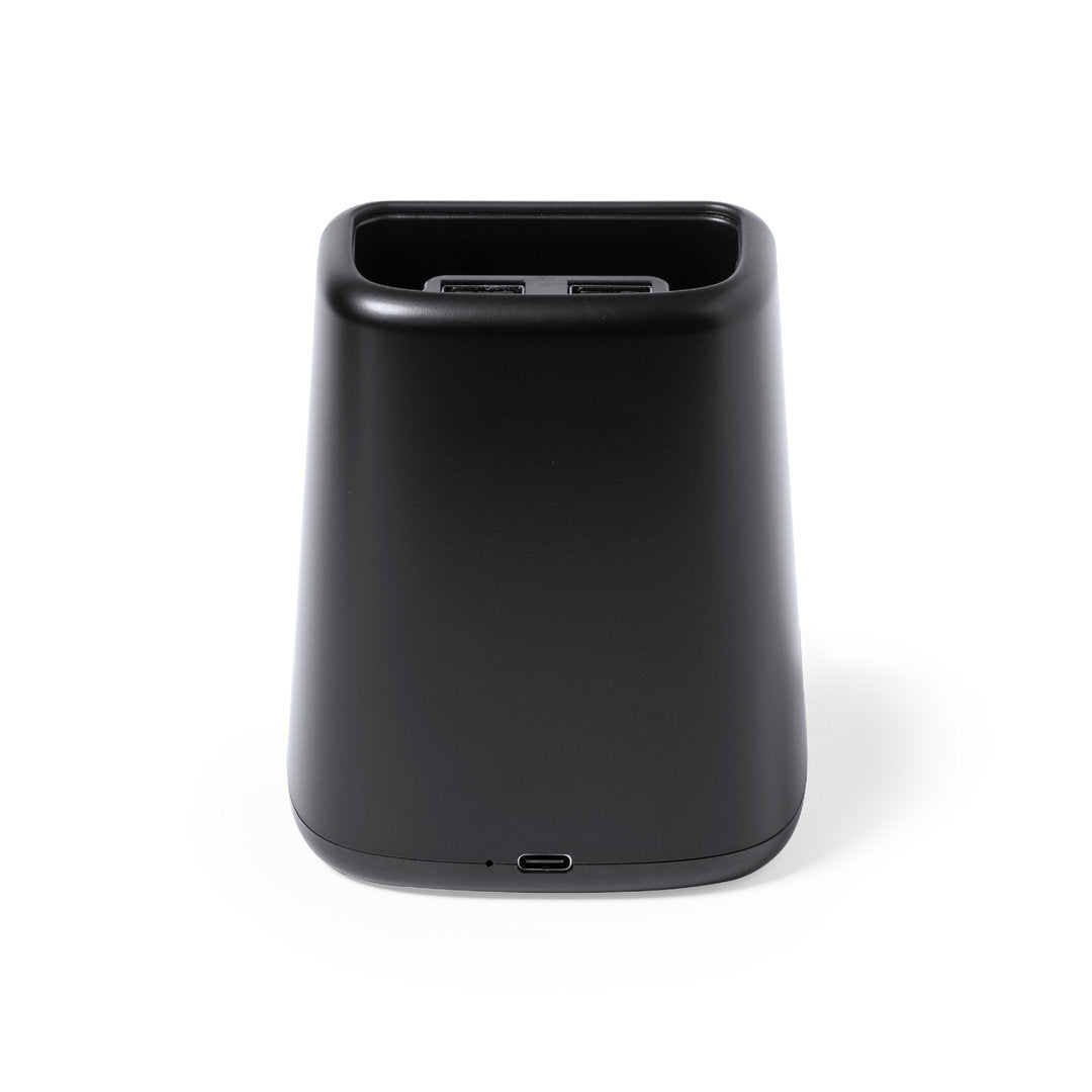 Eddar Multifunctional Pen Holder with Wireless Charger and Light
