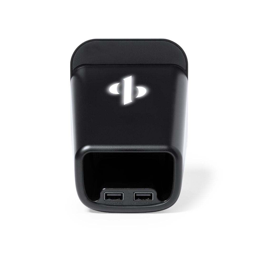 Eddar Multifunctional Pen Holder with Wireless Charger and Light
