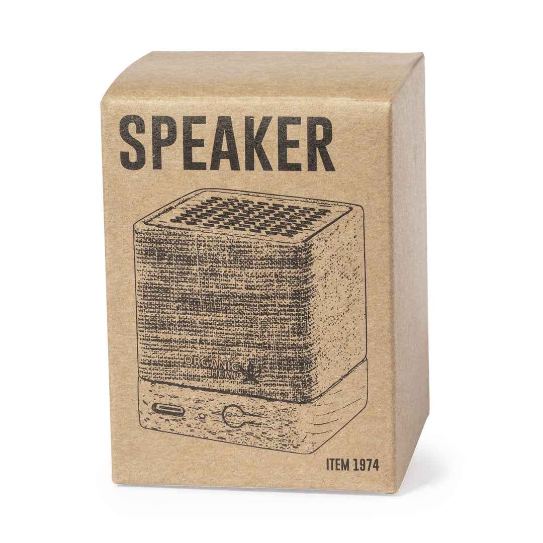 Dorkin Bluetooth Speaker - Sustainable Hemp and Wood Design