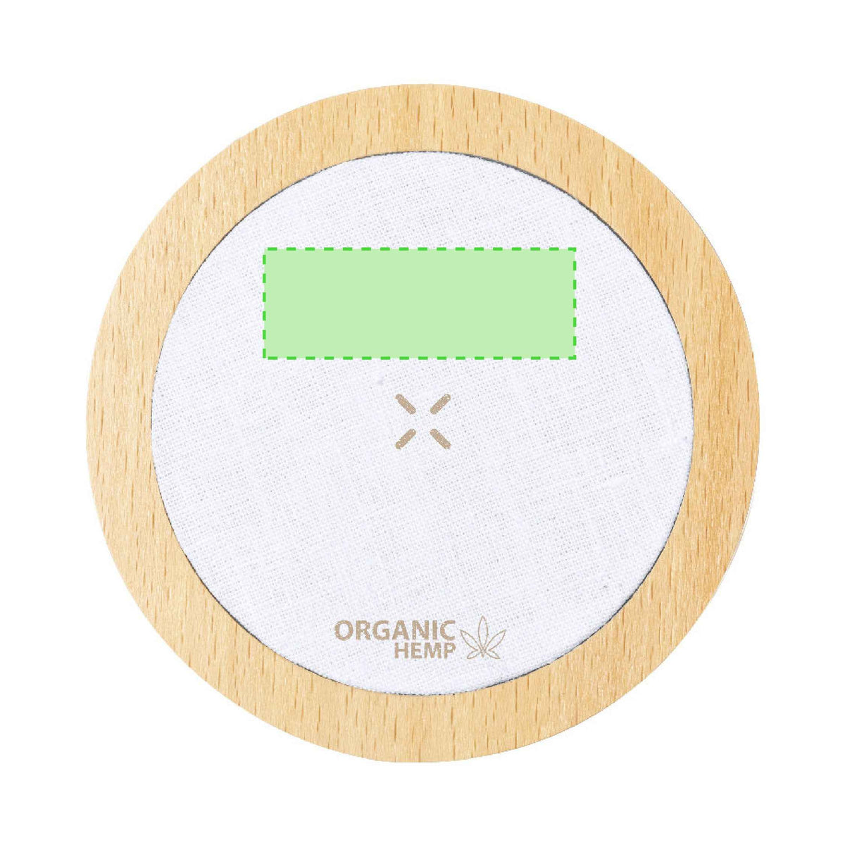 Kuzgal Wireless Charger with Hemp Case – Sustainable Tech Accessory for Irish Businesses