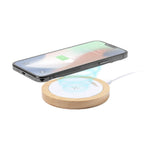 Kuzgal Wireless Charger with Hemp Case – Sustainable Tech Accessory for Irish Businesses