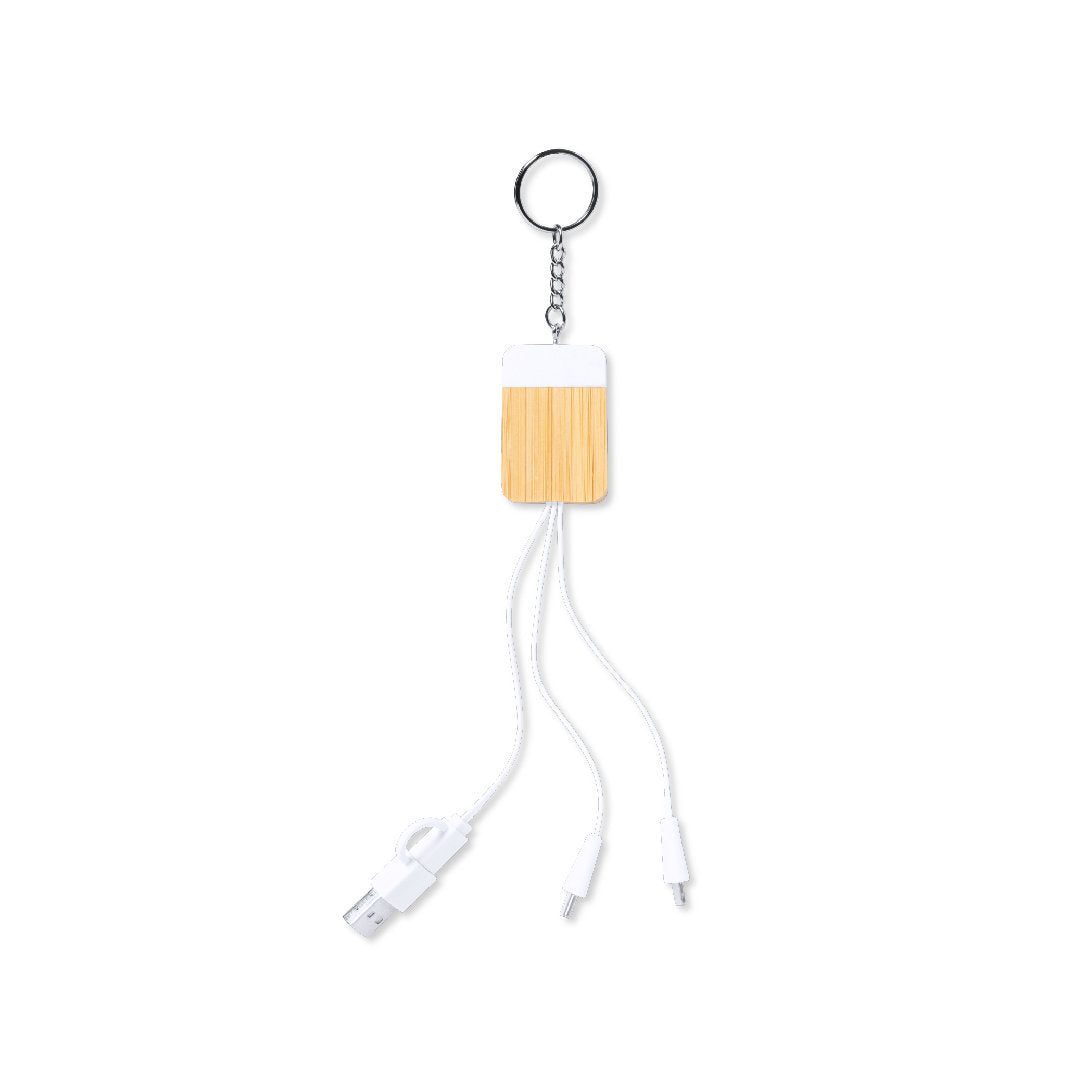 Brestin Charger Cable with Keyring – Sustainable Tech Accessory