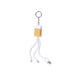 Brestin Charger Cable with Keyring – Sustainable Tech Accessory