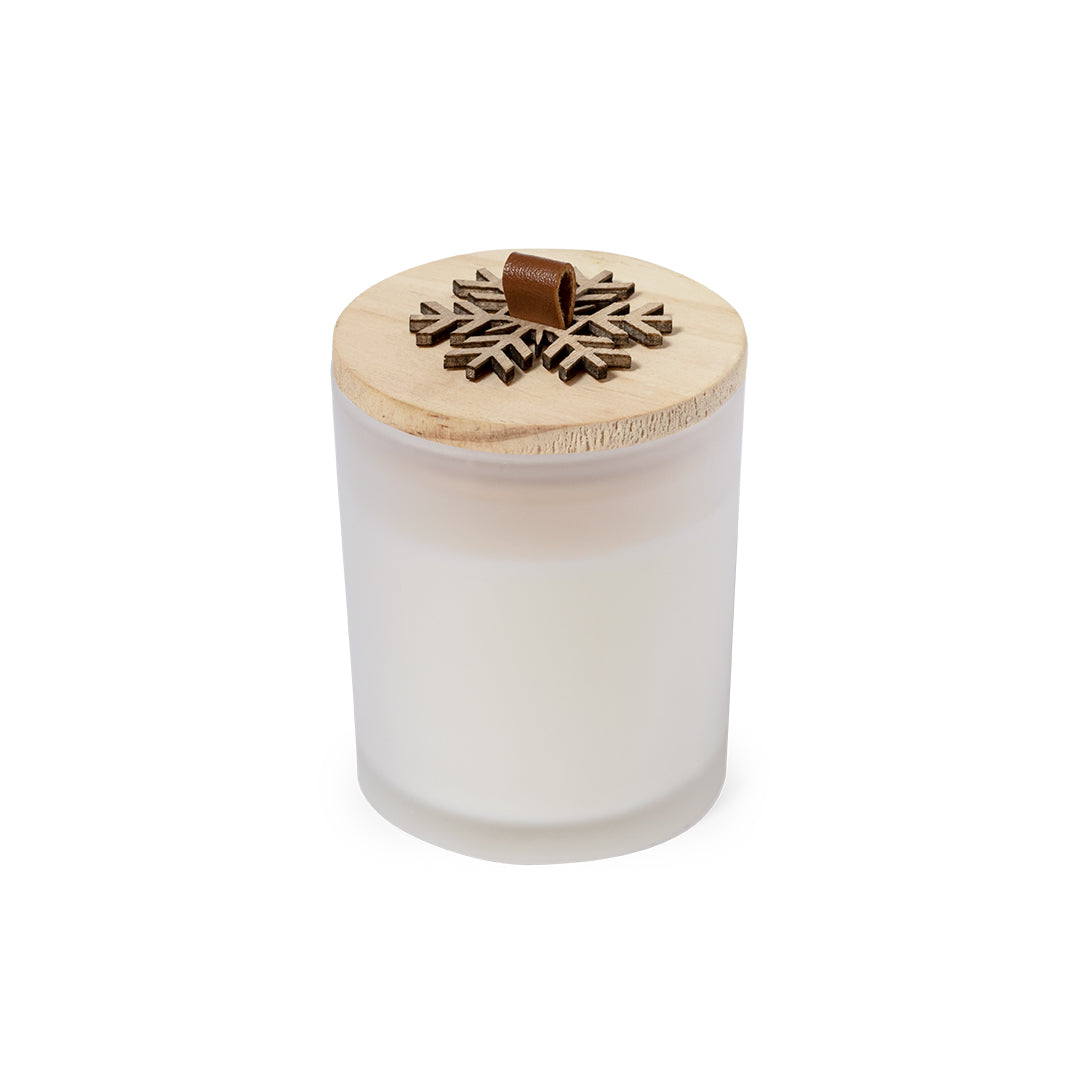 Lilnax Scented Candle – Christmas Vanilla Scent with Wooden Lid