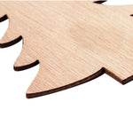 Fultom Christmas Ornament - Elegant Natural Wood Decoration