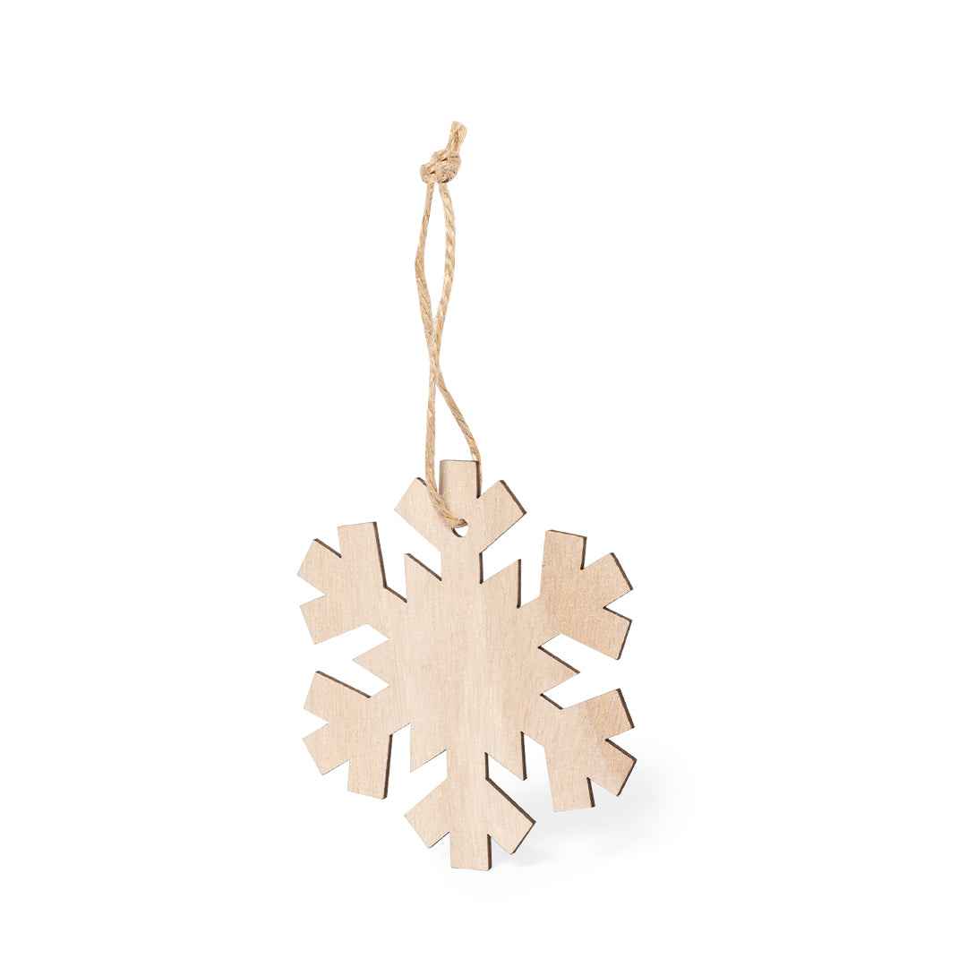 Fultom Christmas Ornament - Elegant Natural Wood Decoration