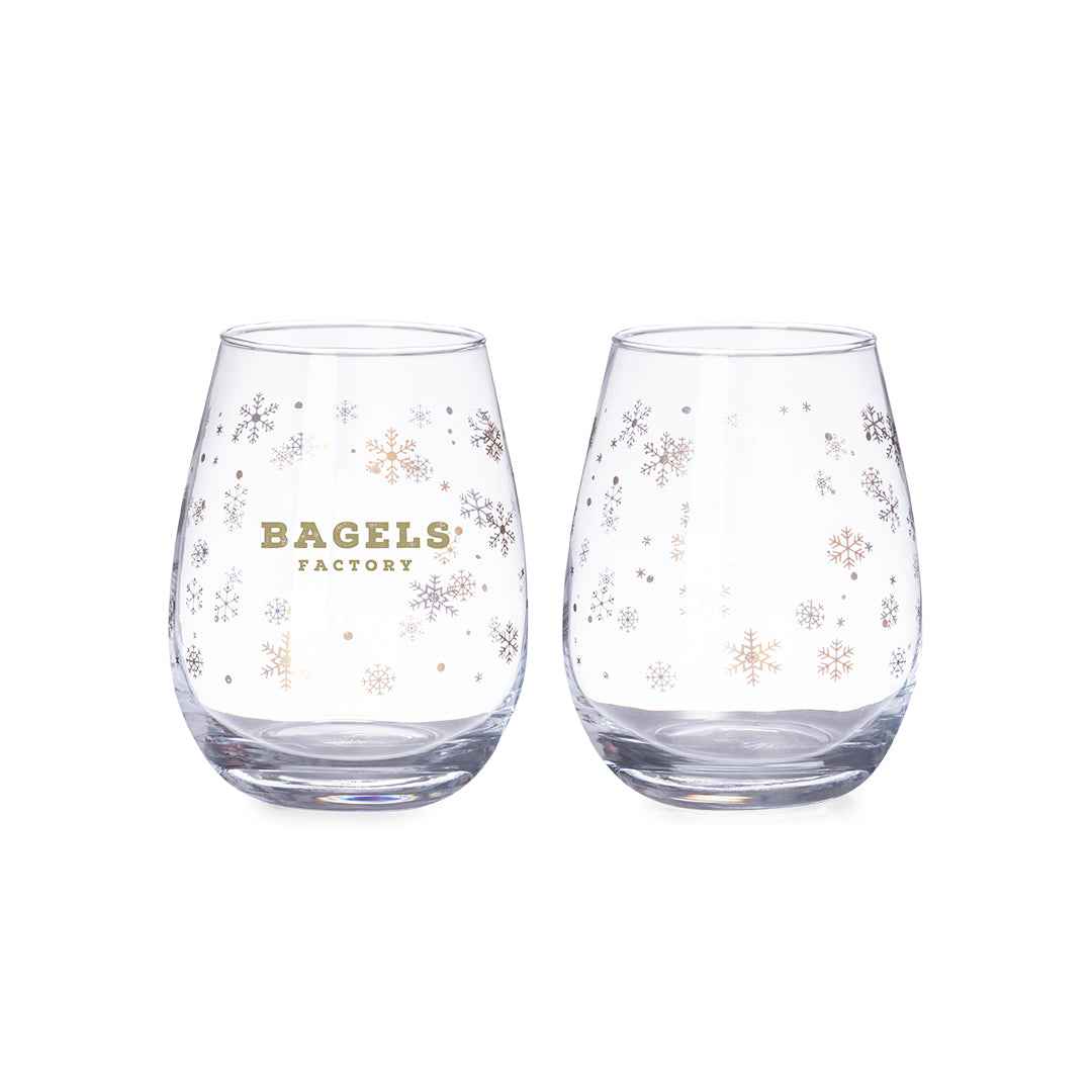Katnis Glass Set – Elegant Snowflake Design Glassware for Businesses