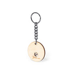 Krusty Wooden Keyring with Pine Seeds – Sustainable Promotional Gift