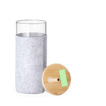 Zilber Sustainable Glass Cup - Eco-Friendly 450ml Reusable Mug