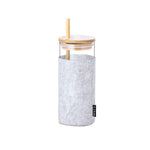 Zilber Sustainable Glass Cup - Eco-Friendly 450ml Reusable Mug