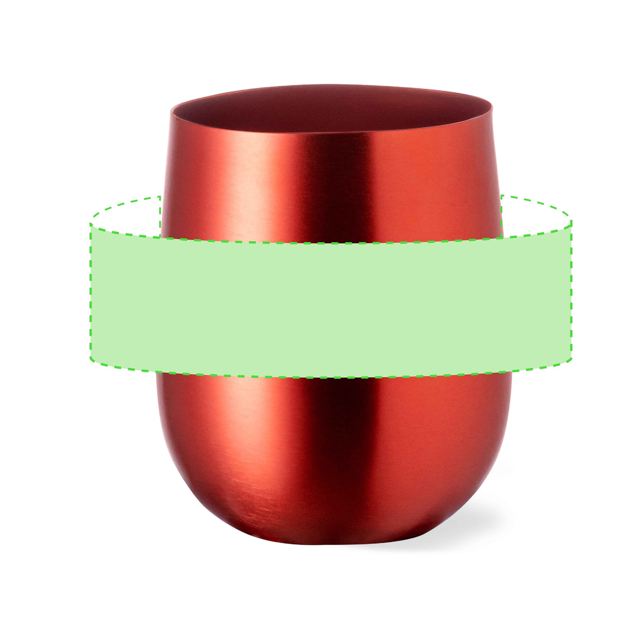 Amely Aluminium Cup - Stylish and Durable 480 ml Promotional Mug