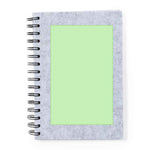 Fionap Recycled RPET Felt Notebook for Irish Businesses and Events