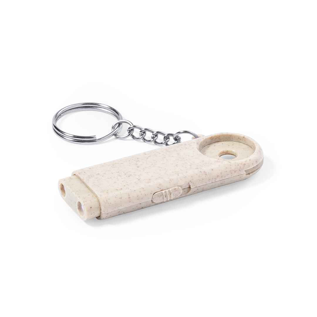 Evelyn Coin Keyring with Torch – Sustainable Promotional Gift