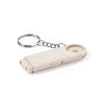 Evelyn Coin Keyring with Torch – Sustainable Promotional Gift
