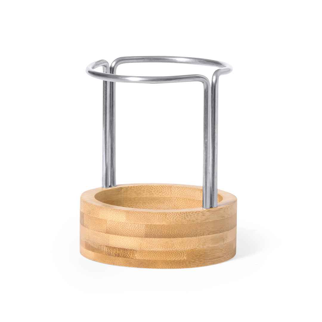 Oswin Bamboo and Stainless Steel Holder – Sustainable Office Accessory