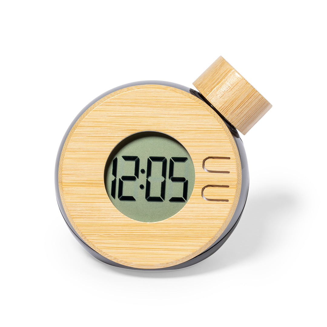 Graox Sustainable Bamboo Table Clock – Eco-Friendly Timepiece for Irish Businesses