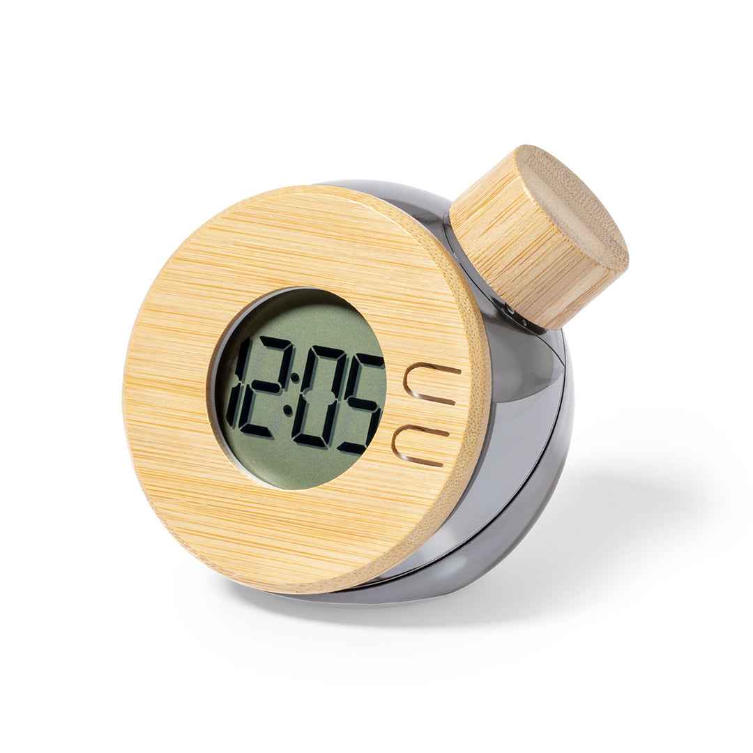 Graox Sustainable Bamboo Table Clock – Eco-Friendly Timepiece for Irish Businesses