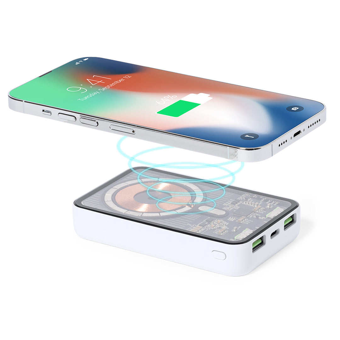 Bramson Power Bank with Wireless Charging – Reliable External Battery