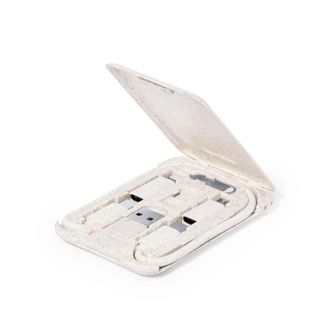 Lee Wheat Straw Charger Cables – Sustainable Tech Accessories for Irish Businesses