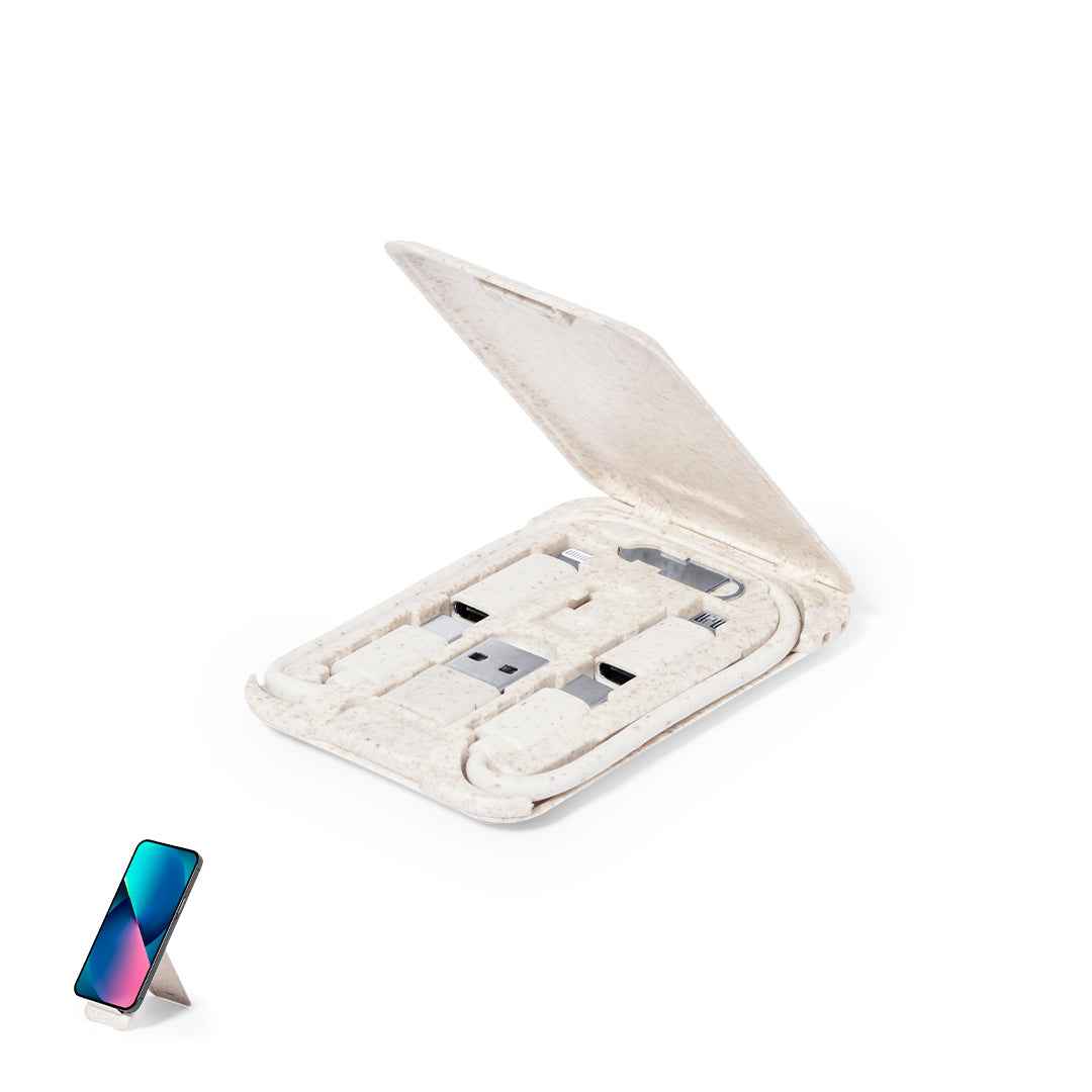 Lee Wheat Straw Charger Cables – Sustainable Tech Accessories for Irish Businesses
