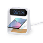 Darret Multifunction Clock with Wireless Charger and Lamp