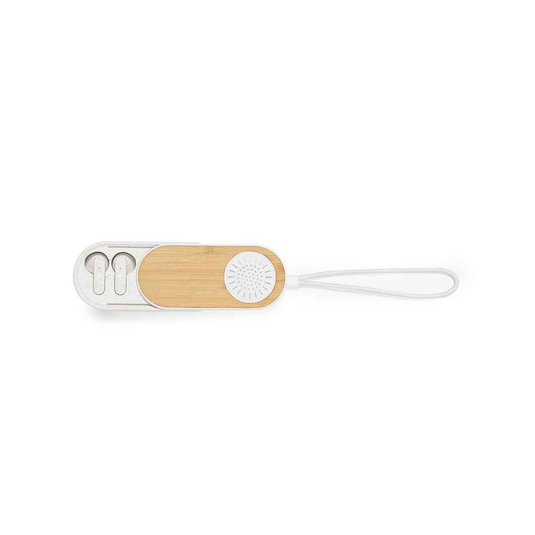 Gissel Bamboo Bluetooth Speaker Earphones – Sustainable Audio Solution