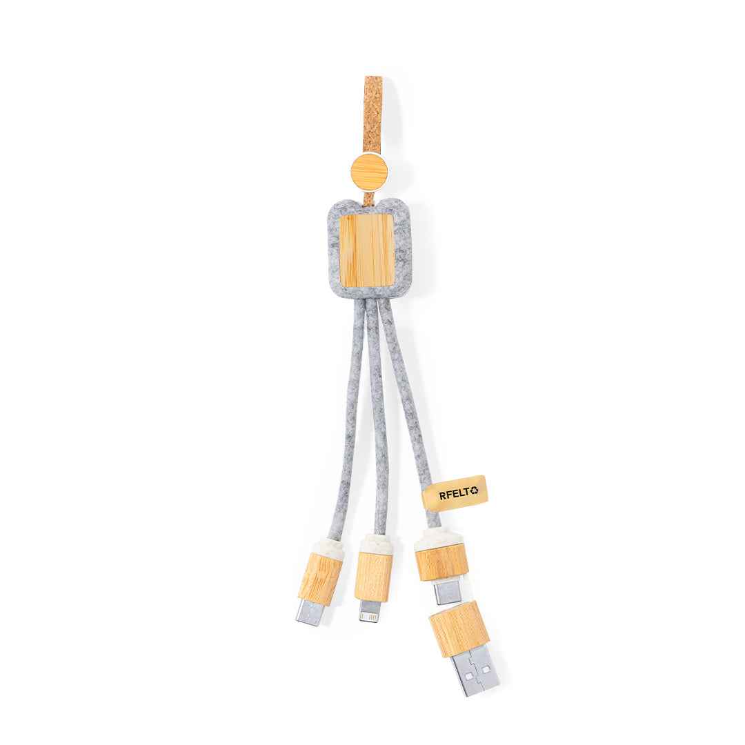 Braxton Charging Cable – Sustainable Tech Accessory from Fou Tees Ireland