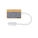 Barney Bamboo USB Hub with RPET Felt – Sustainable Tech Accessory