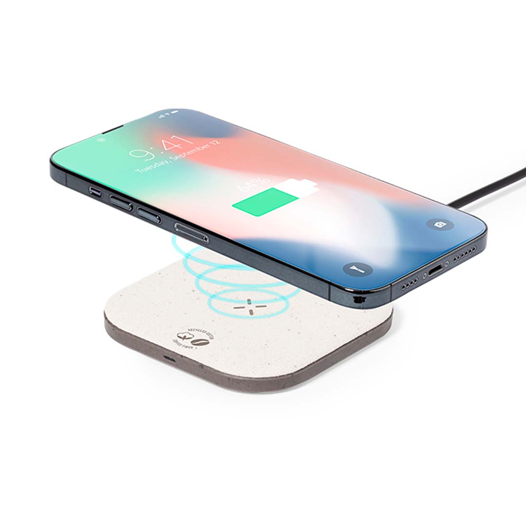 Griffin Wireless Charger Made of Coffee Fibre – Sustainable Technology Accessory