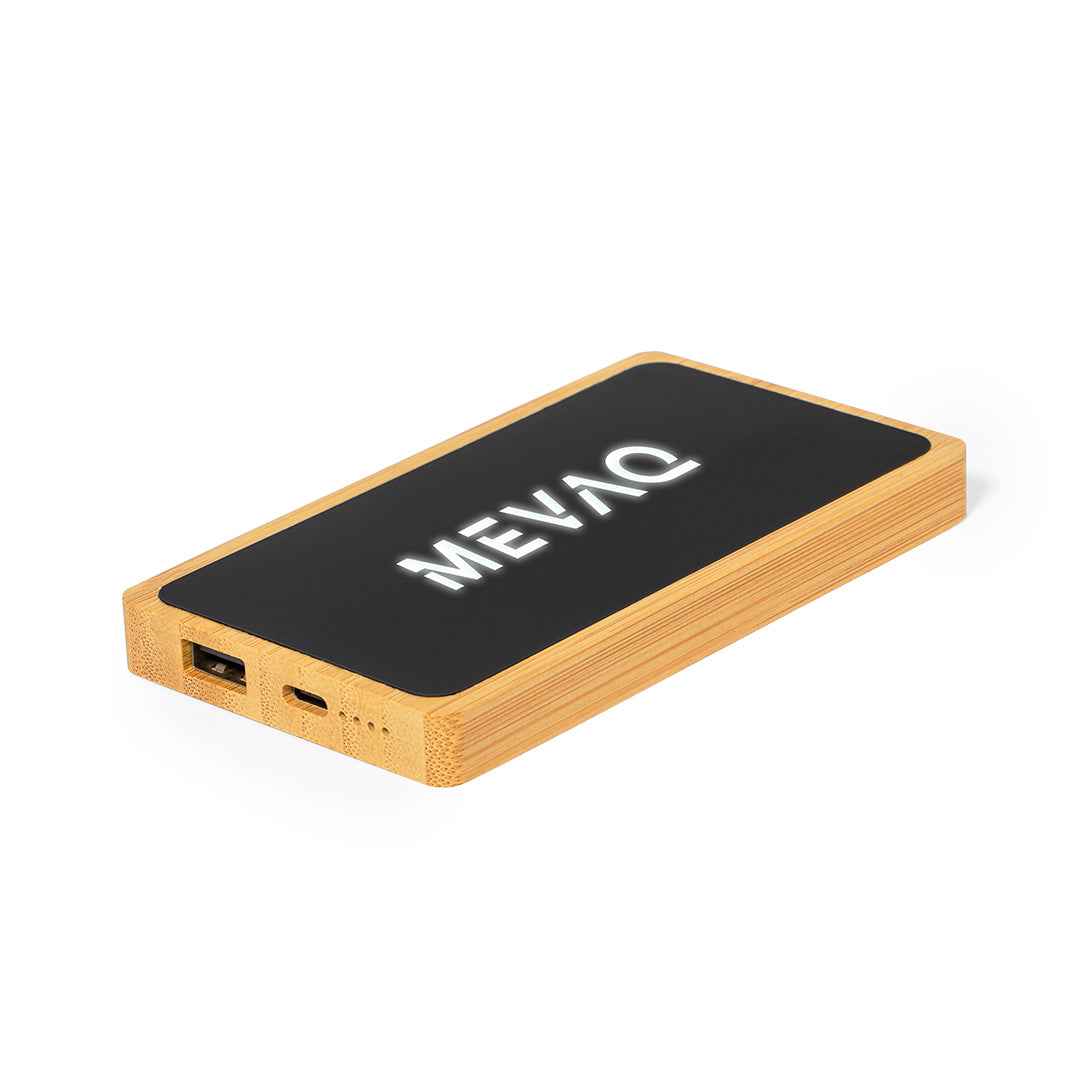 Koby Bamboo Power Bank – Sustainable External Battery for Irish Businesses