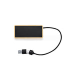 Ginger Bamboo USB 2.0 Port – Sustainable Tech Accessory for Bulk Orders