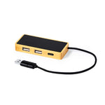 Ginger Bamboo USB 2.0 Port – Sustainable Tech Accessory for Bulk Orders