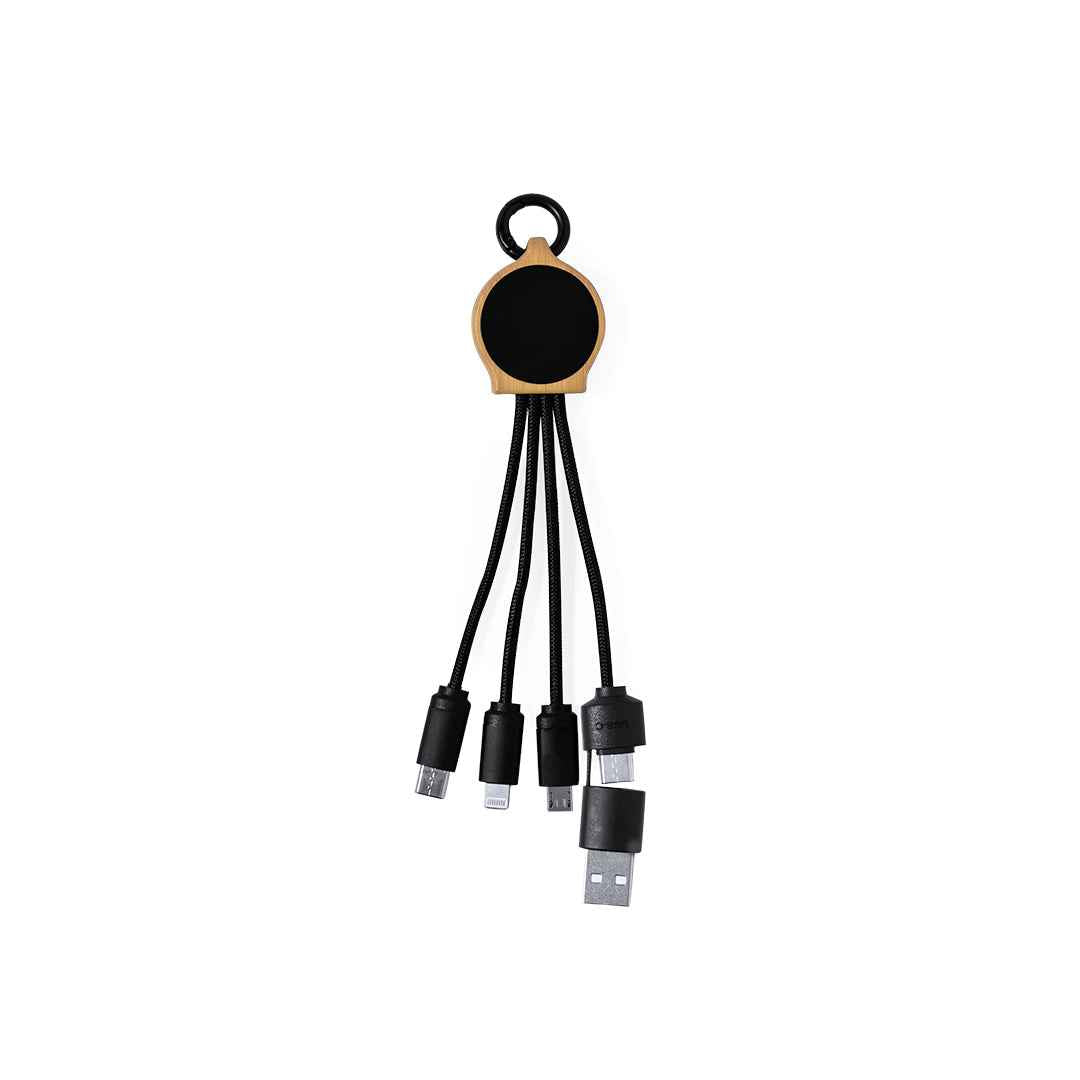 Lawrence Bamboo Charging Cable – Sustainable Tech Accessory for Irish Businesses