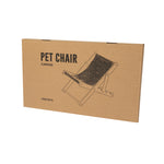 Diny Pet Chair – Comfortable and Durable Wooden Frame with Canvas Seat