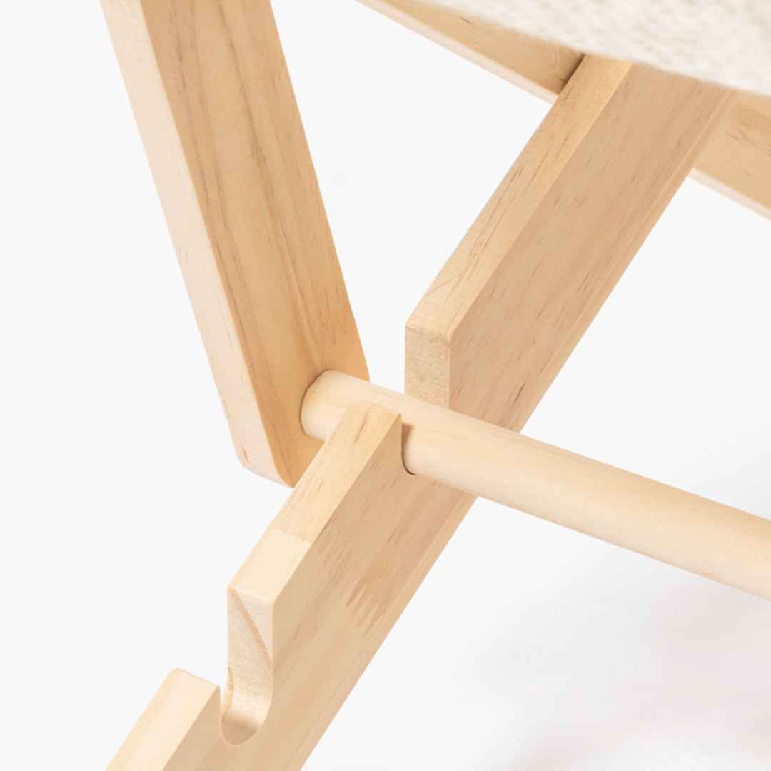 Diny Pet Chair – Comfortable and Durable Wooden Frame with Canvas Seat