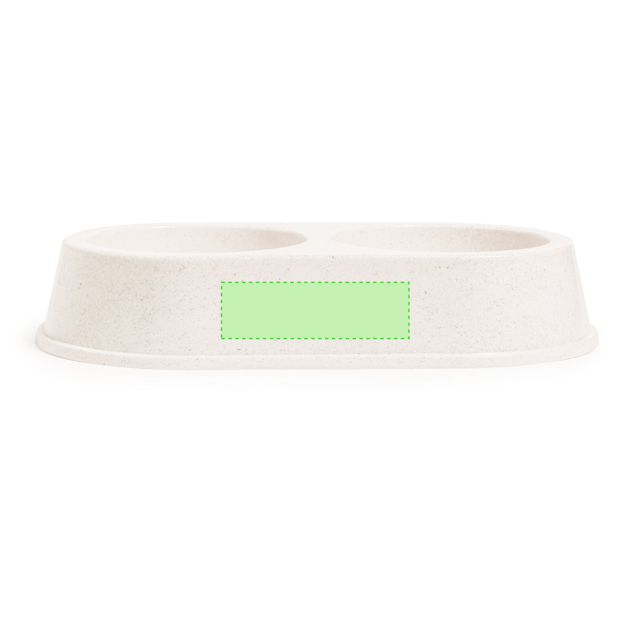 Tremony Pet Bowl – Durable Bamboo Fibre Double Compartment Bowl